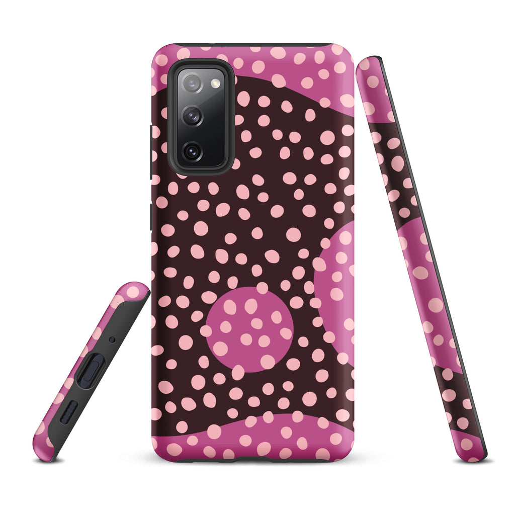 Pink Dots Tough case for Samsung® Matte Samsung Galaxy S20 FE Samsung Tough Phone Case Globally Fulfilled