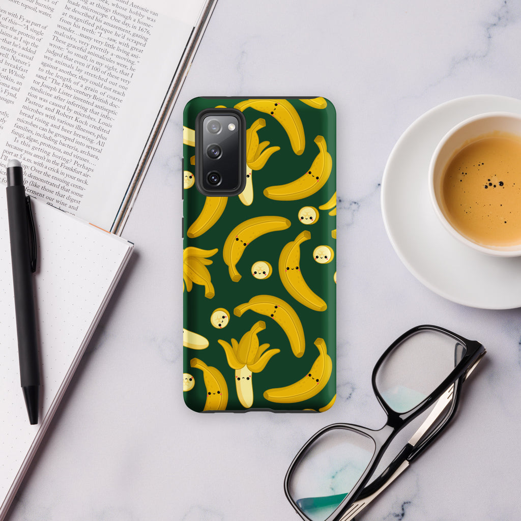 Happy Bananas Tough case for Samsung® Matte Samsung Galaxy S20 FE Samsung Tough Phone Case Food Globally Fulfilled