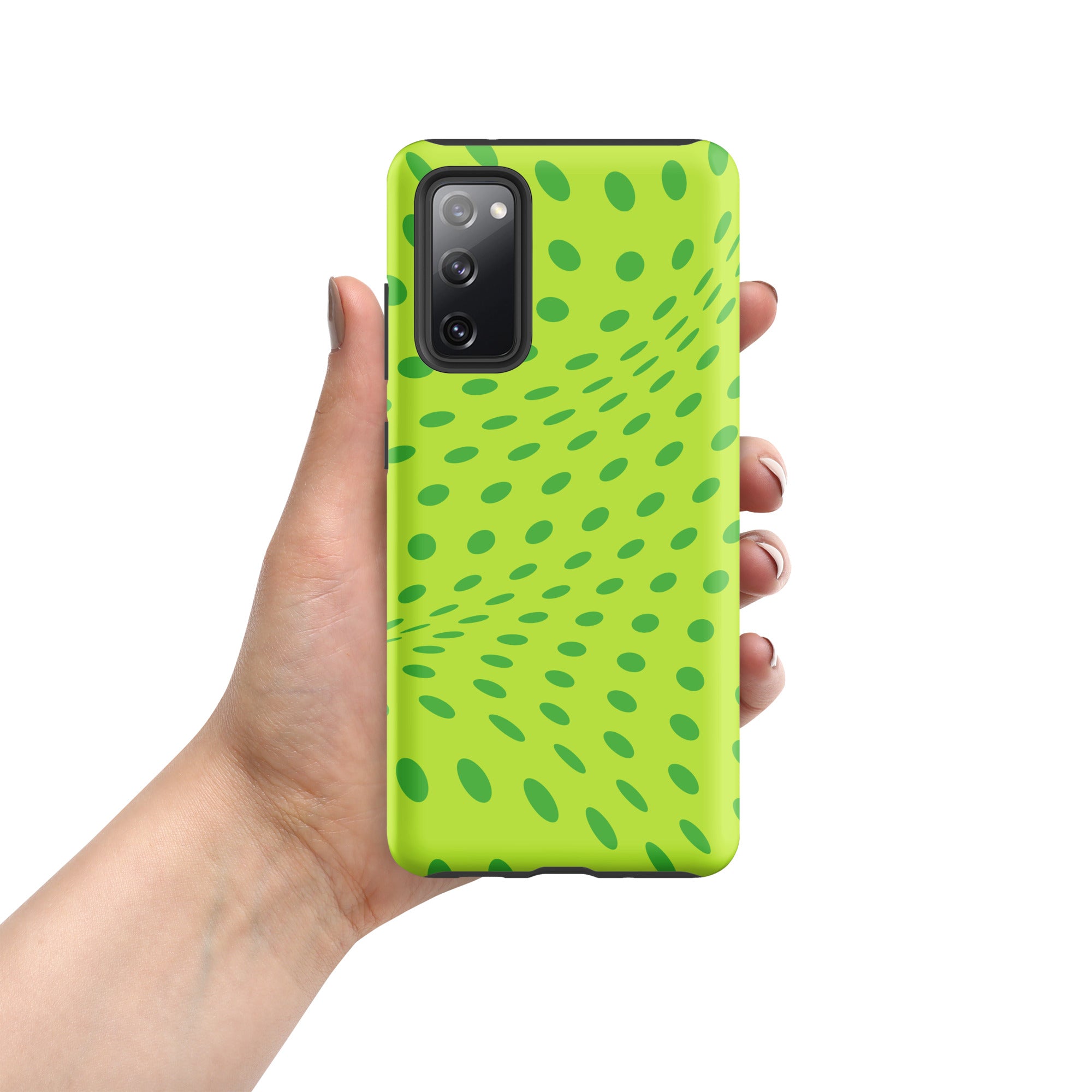 Green Warp - Tough case for Samsung® Matte Samsung Galaxy S20 FE Samsung Tough Phone Case Globally Fulfilled