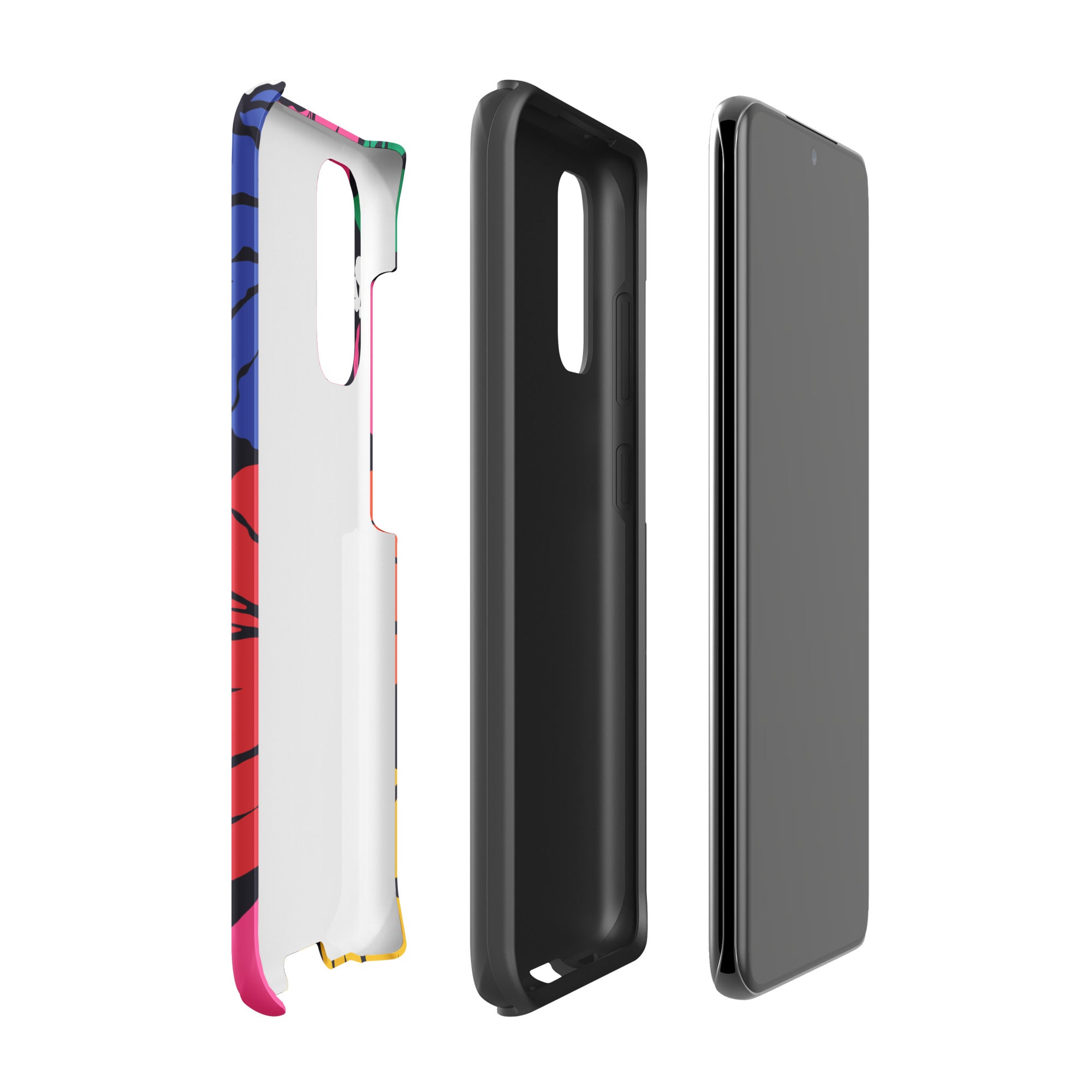 Bright And Bold Retro Flower Tough case for Samsung® Matte Samsung Galaxy S20 Samsung Tough Phone Case Globally Fulfilled Plants Retro