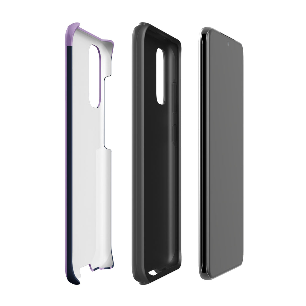 Purple Stripe Tough case for Samsung® Matte Samsung Galaxy S20 Samsung Tough Phone Case Globally Fulfilled