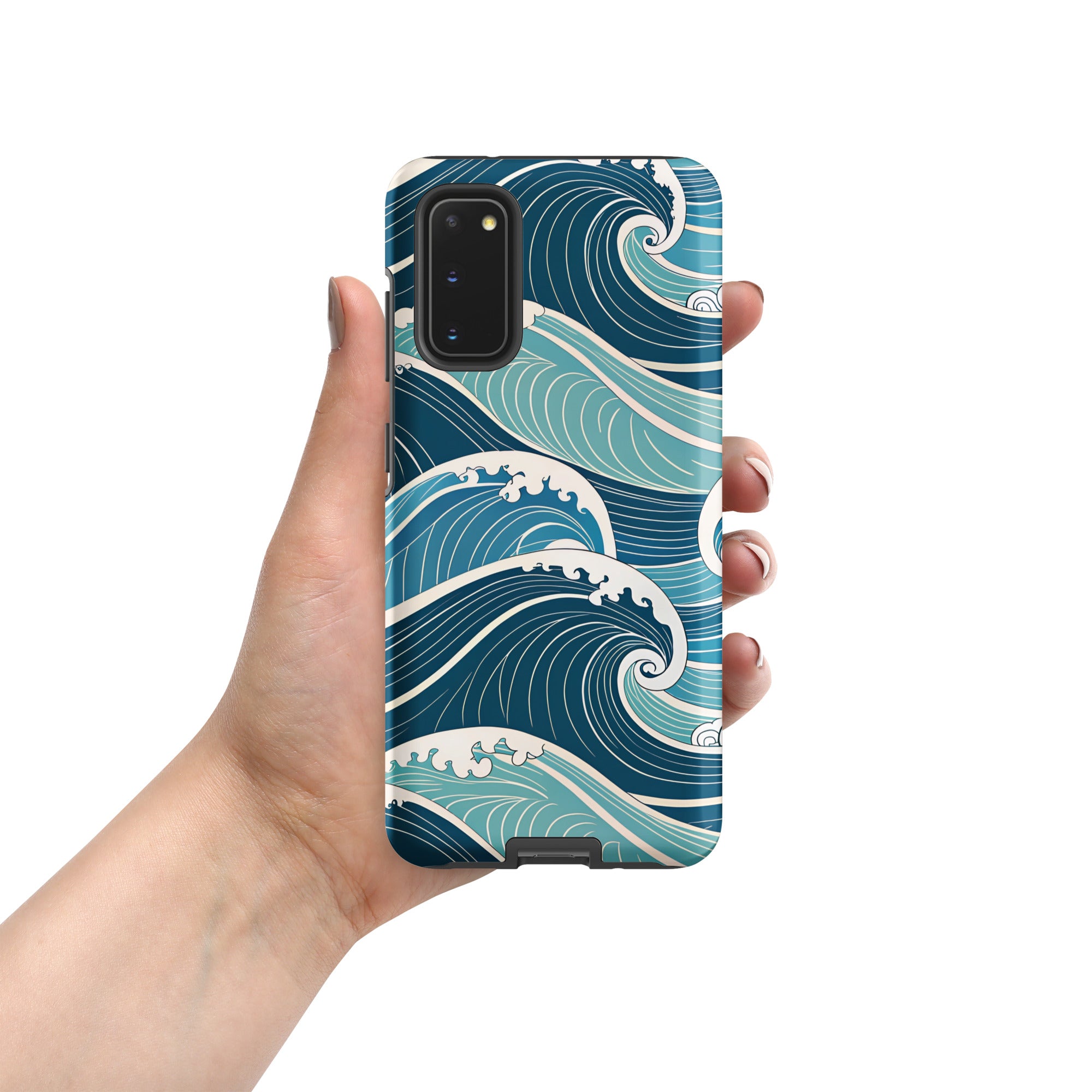 Ocean Waves Tough case for Samsung® Matte Samsung Galaxy S20 Samsung Tough Phone Case Globally Fulfilled Ocean Surf