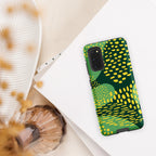 Green Swirl Tough case for Samsung® Matte Samsung Galaxy S20 Samsung Tough Phone Case Globally Fulfilled