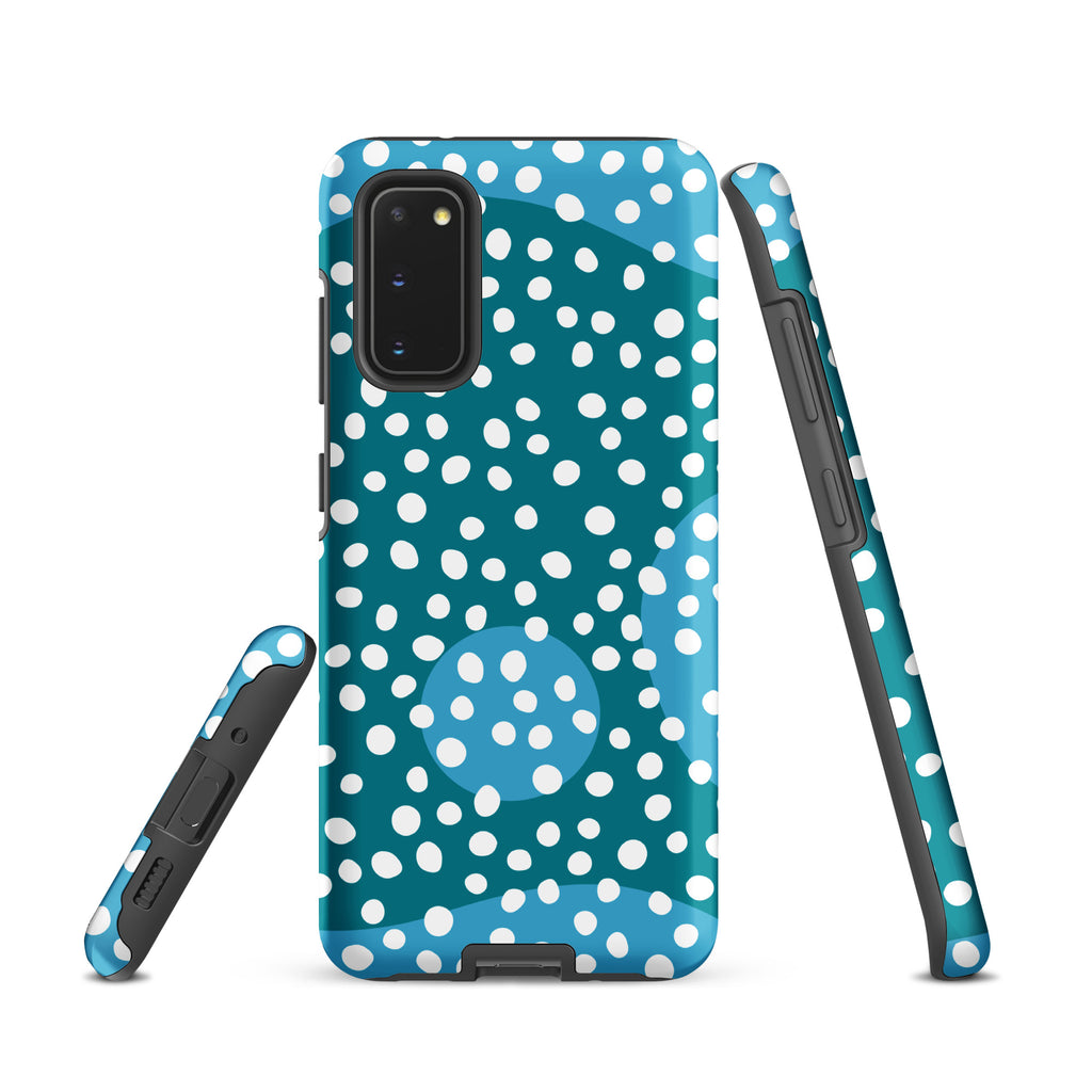 Blue Dots Tough case for Samsung® Samsung Tough Phone Case Globally Fulfilled