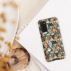 Diamond Cat Pattern Tough case for Samsung® Matte Samsung Galaxy S20 Samsung Tough Phone Case animal Globally Fulfilled