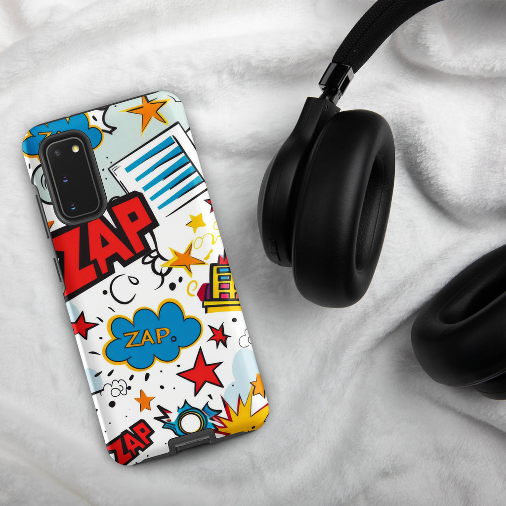 Comic Book Zap Tough case for Samsung® Matte Samsung Galaxy S20 Samsung Tough Phone Case comic Globally Fulfilled