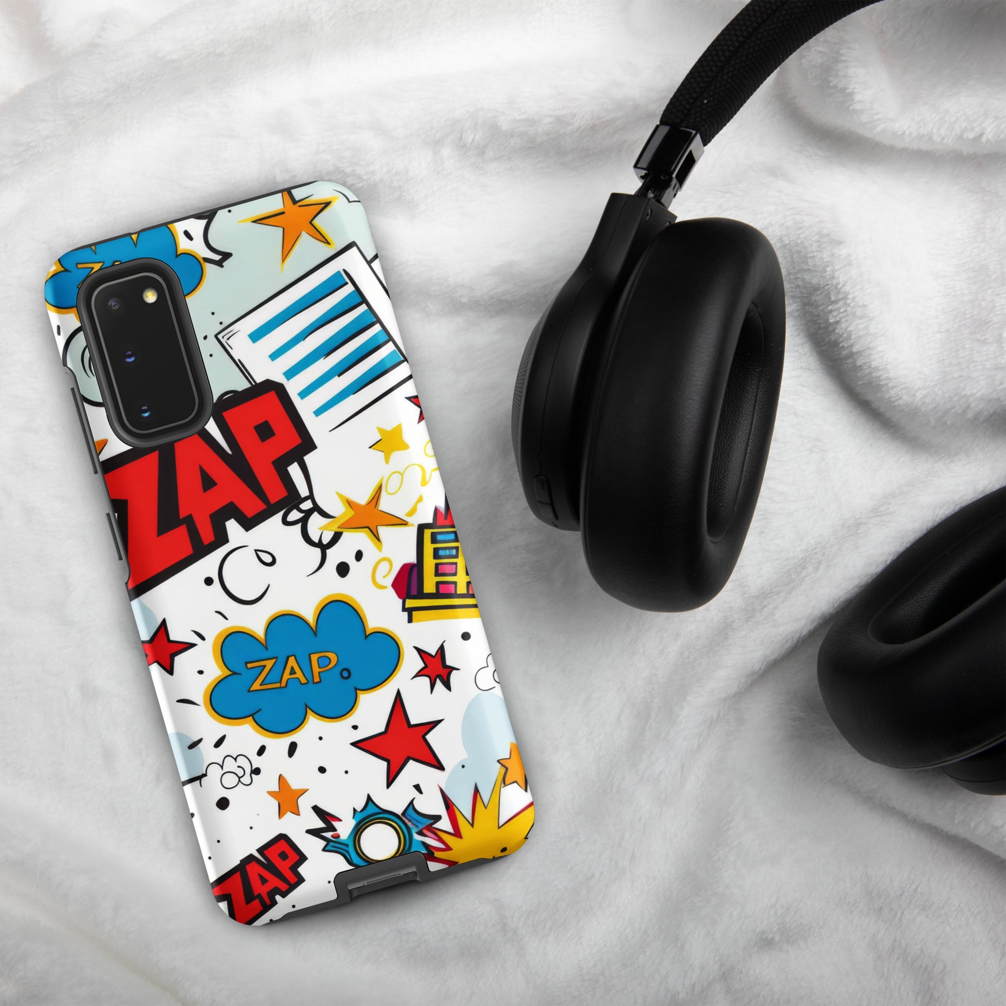 Comic Book Zap - Tough case for Samsung® Matte Samsung Galaxy S20 Samsung Tough Phone Case comic Globally Fulfilled