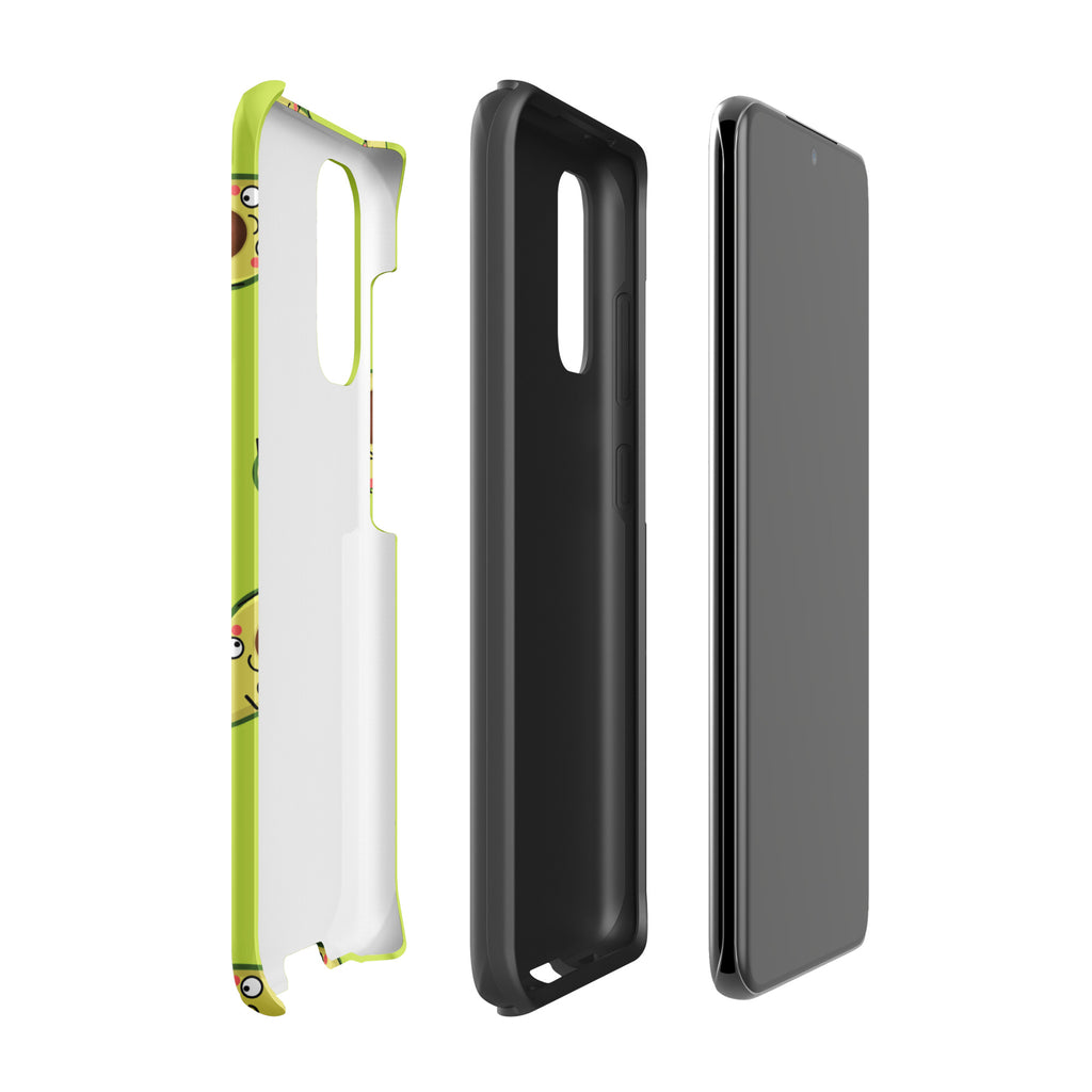 Avocado Characters Tough case for Samsung® Matte Samsung Galaxy S20 Samsung Tough Phone Case Food Globally Fulfilled