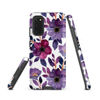Purple Floral Tough case for Samsung® Matte Samsung Galaxy S20 Samsung Tough Phone Case Globally Fulfilled Plants
