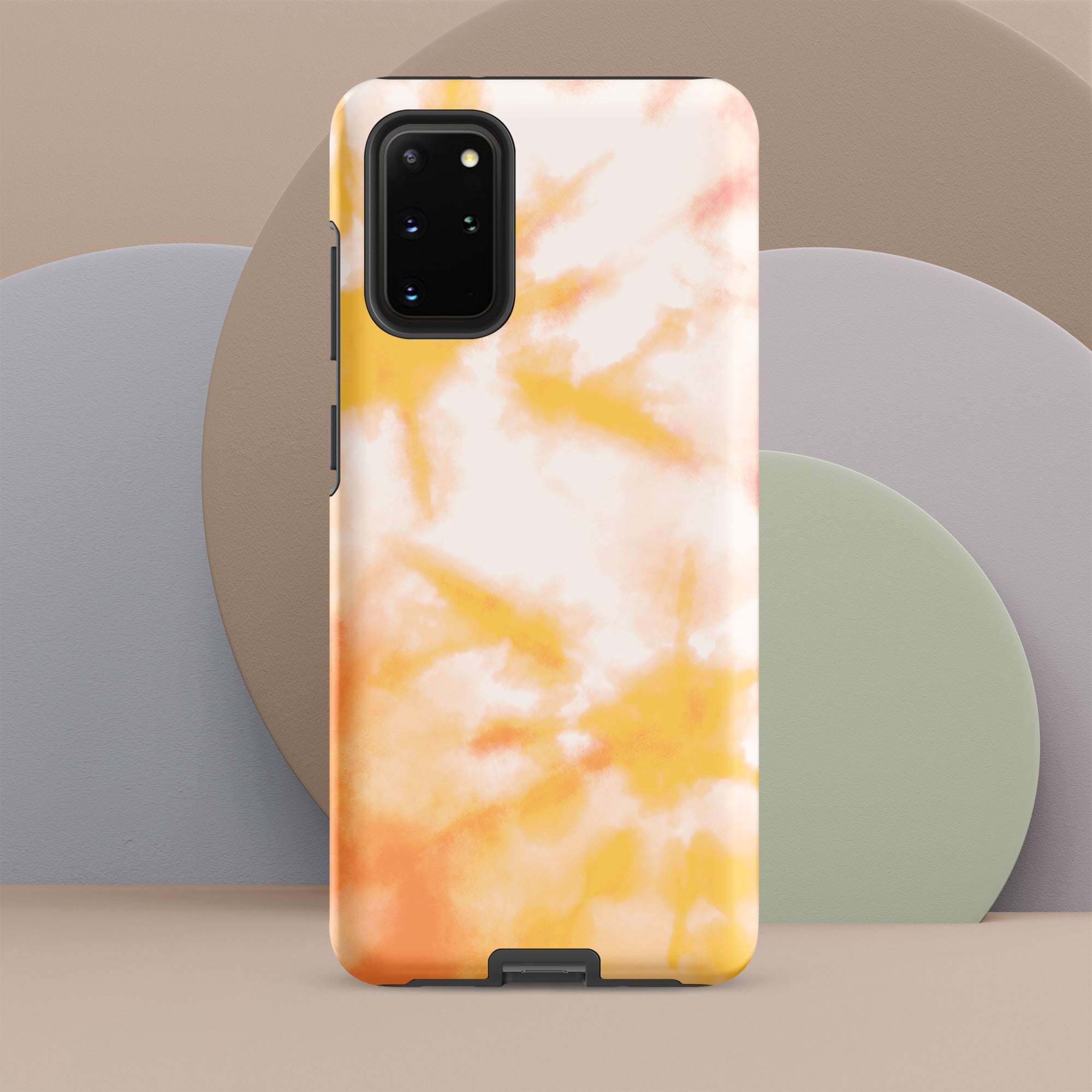 Pink And Orange Tie Dye Tough case for Samsung® Matte Samsung Galaxy S20 Plus Samsung Tough Phone Case Globally Fulfilled