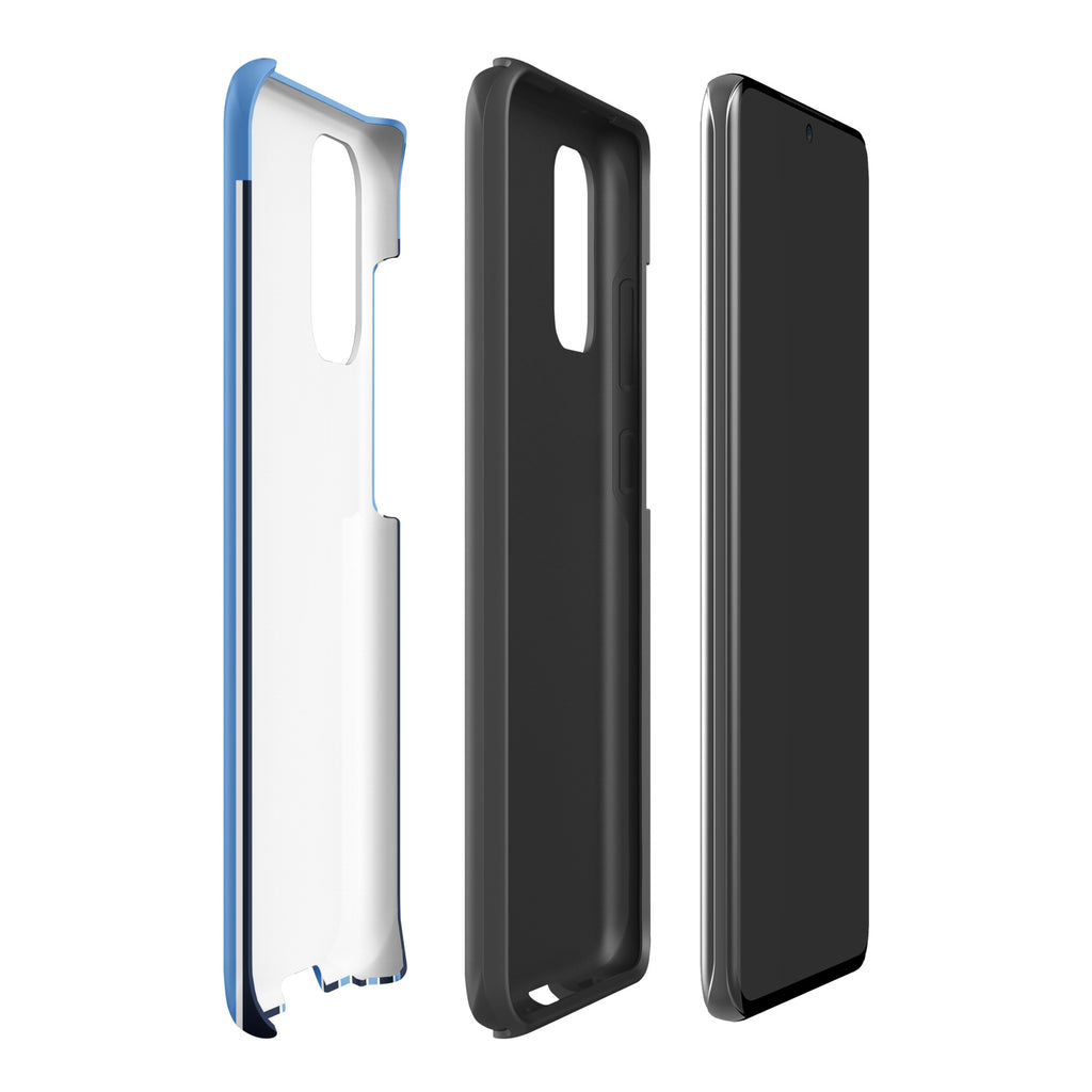 Blue Stripe Tough case for Samsung® Matte Samsung Galaxy S20 Plus Samsung Tough Phone Case Globally Fulfilled