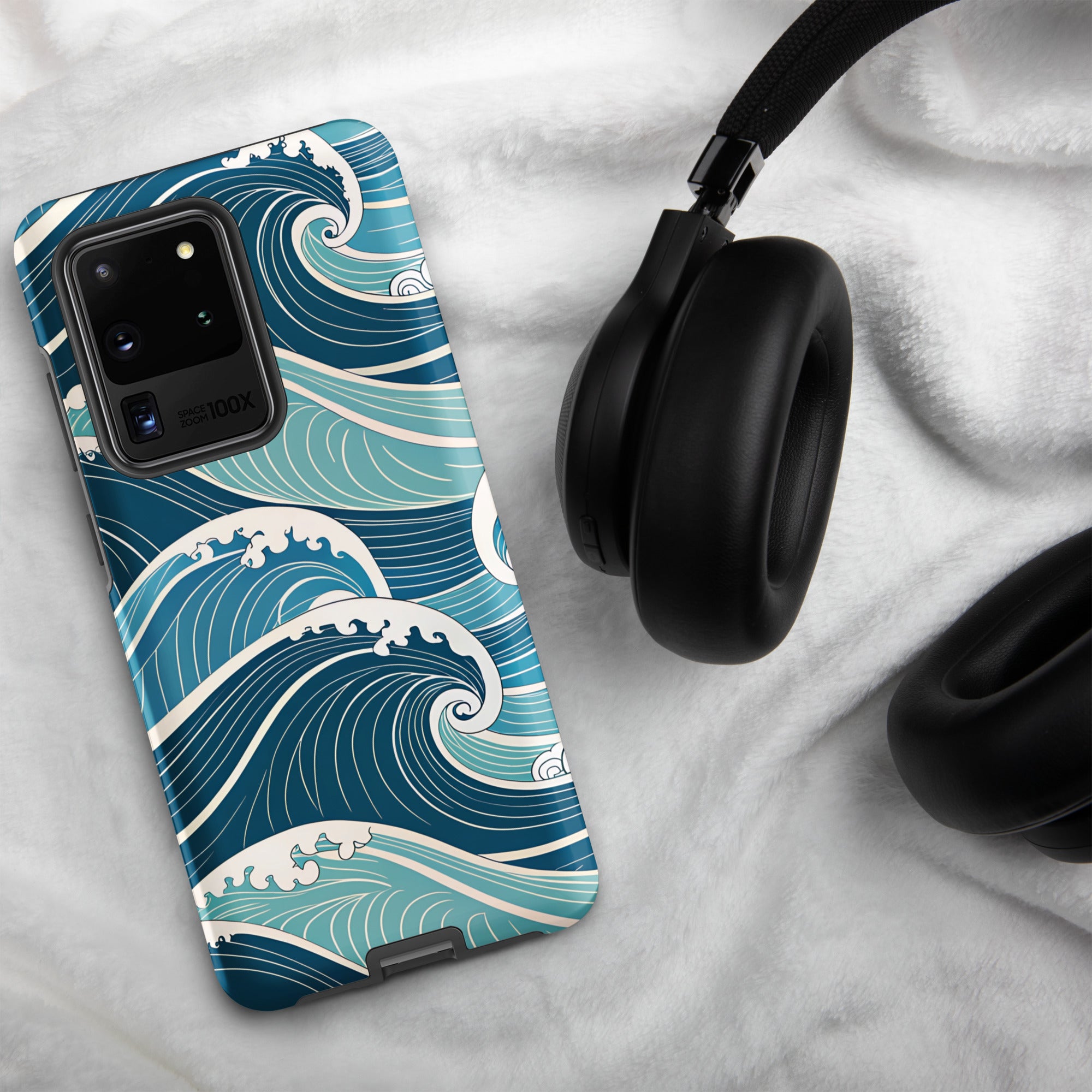 Ocean Waves Tough case for Samsung® Matte Samsung Galaxy S20 Ultra Samsung Tough Phone Case Globally Fulfilled Ocean Surf