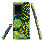 Green Swirl Tough case for Samsung® Matte Samsung Galaxy S20 Ultra Samsung Tough Phone Case Globally Fulfilled
