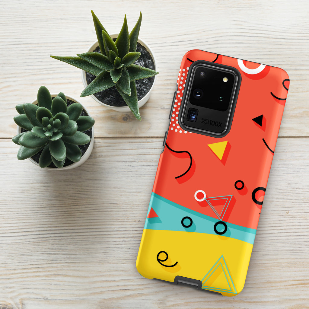 80's Graphic - Tough case for Samsung® Matte Samsung Galaxy S20 Ultra Samsung Tough Phone Case Globally Fulfilled Retro