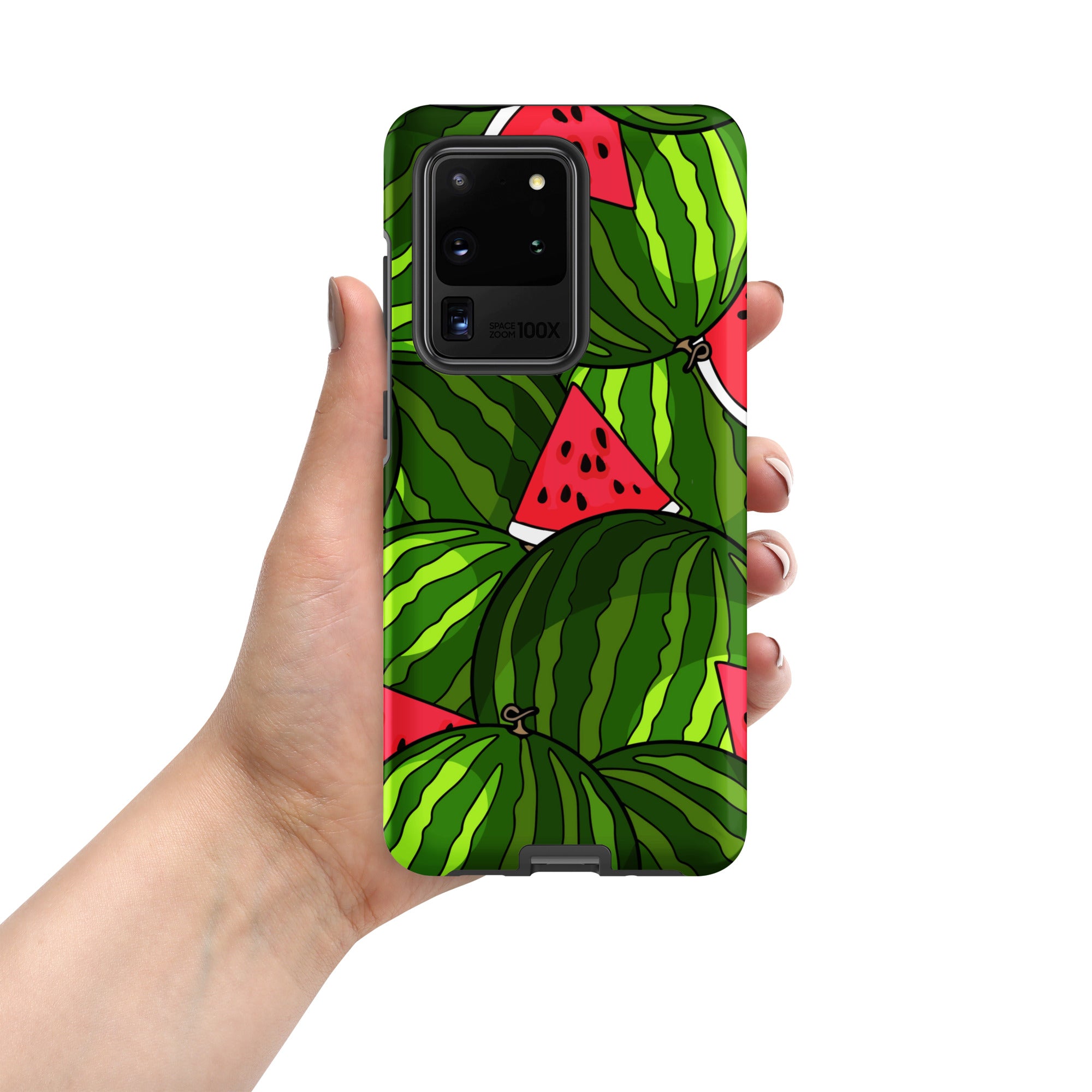Watermelons - Tough case for Samsung® Matte Samsung Galaxy S20 Ultra Samsung Tough Phone Case Food Globally Fulfilled