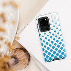 Blue Diamonds Tough case for Samsung® Matte Samsung Galaxy S20 Ultra Samsung Tough Phone Case Globally Fulfilled
