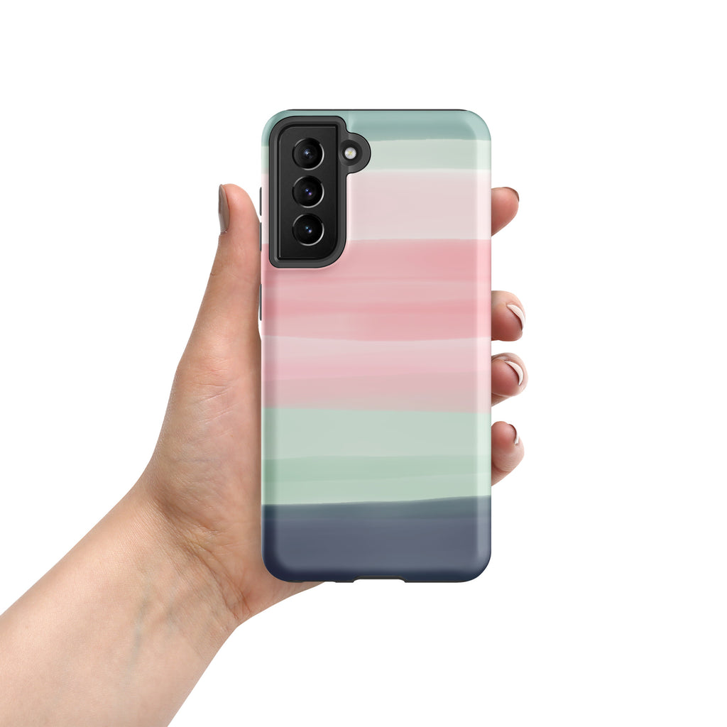 Pastel Stripes Tough case for Samsung® Samsung Tough Phone Case Globally Fulfilled