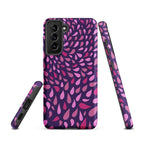 Purple Raindrops Tough case for Samsung® Matte Samsung Galaxy S21 Samsung Tough Phone Case Globally Fulfilled
