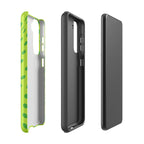 Green Warp - Tough case for Samsung® Matte Samsung Galaxy S21 Samsung Tough Phone Case Globally Fulfilled