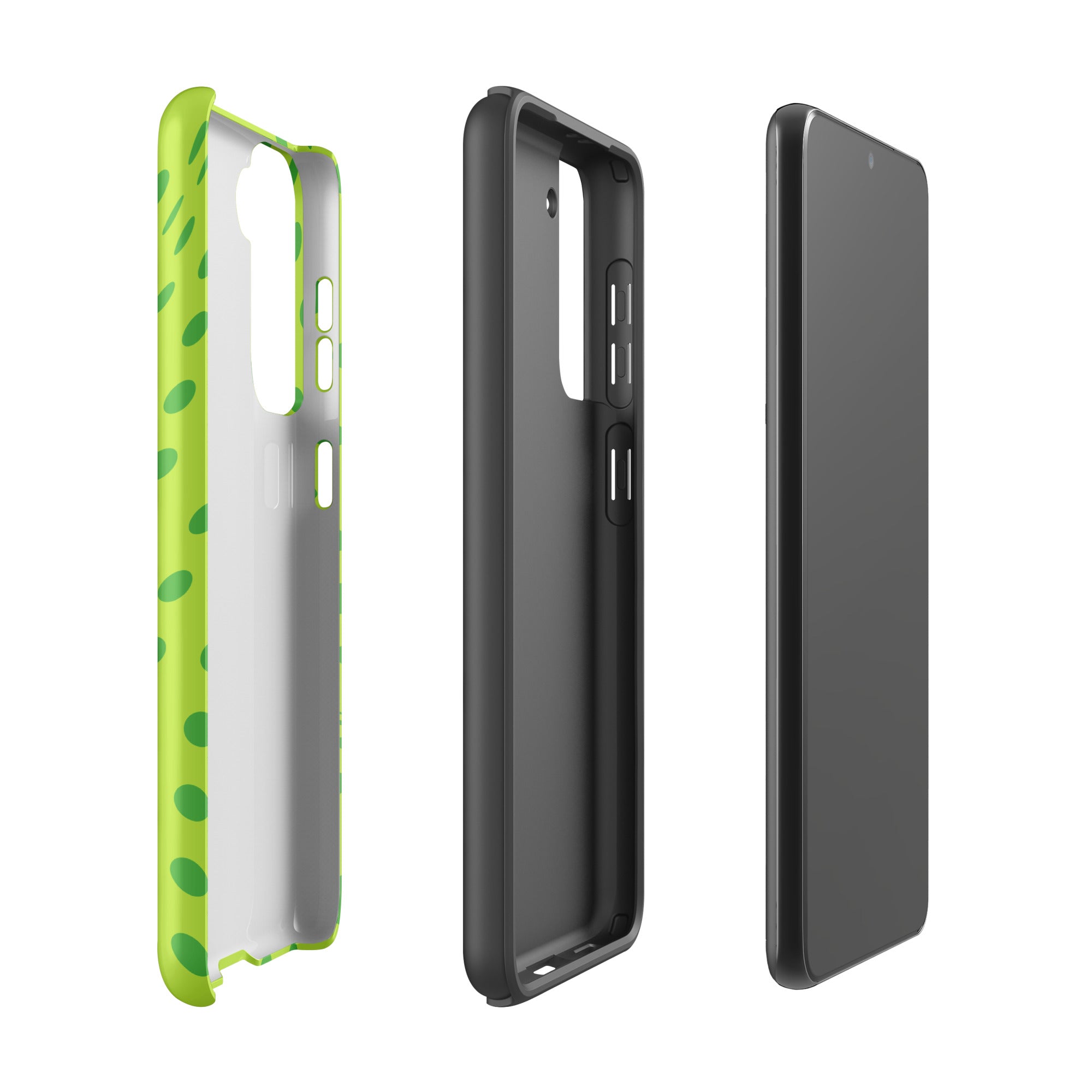 Green Warp - Tough case for Samsung® Matte Samsung Galaxy S21 Samsung Tough Phone Case Globally Fulfilled