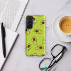 Avocado Characters Tough case for Samsung® Matte Samsung Galaxy S21 Samsung Tough Phone Case Food Globally Fulfilled