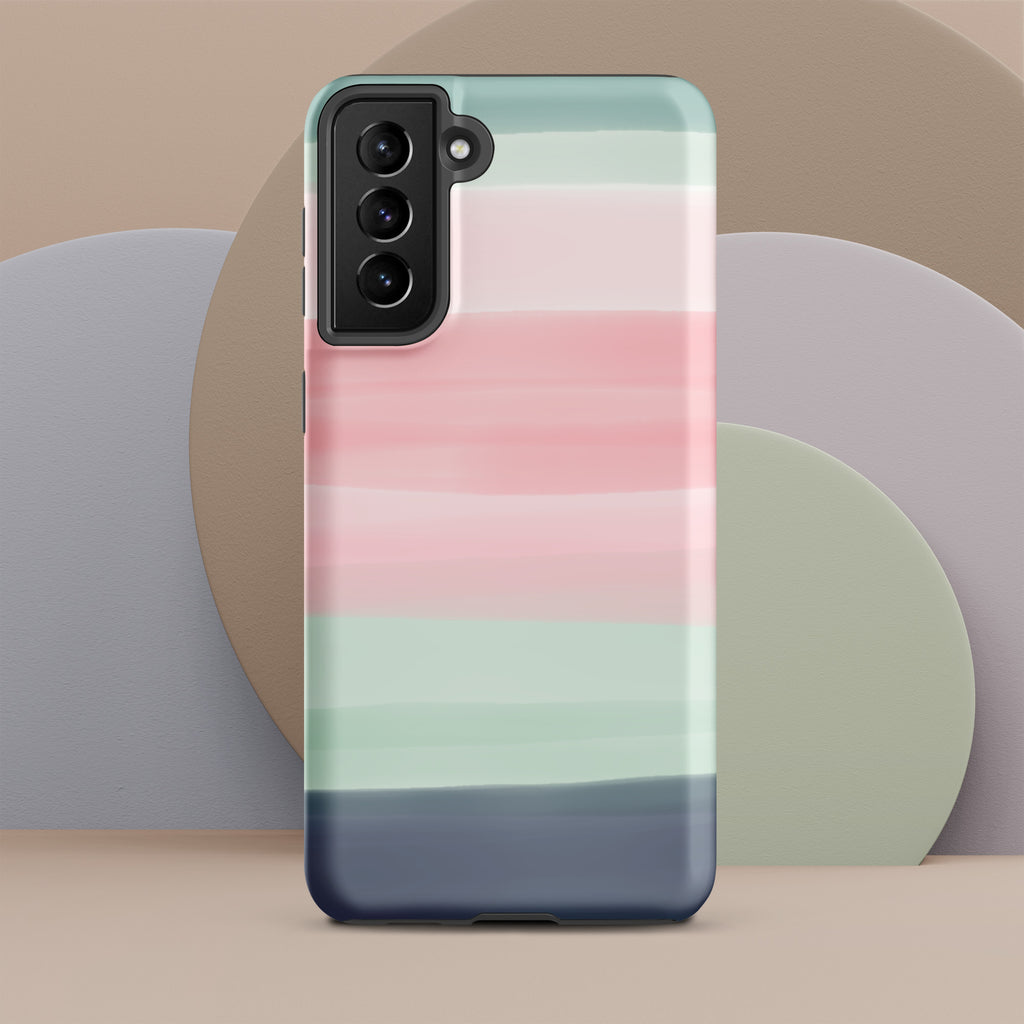 Pastel Stripes Tough case for Samsung® Matte Samsung Galaxy S21 Plus Samsung Tough Phone Case Globally Fulfilled