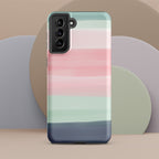 Pastel Stripes Tough case for Samsung® Matte Samsung Galaxy S21 Plus Samsung Tough Phone Case Globally Fulfilled
