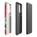 Red Flowers Tough case for Samsung® Matte Samsung Galaxy S21 Plus Samsung Tough Phone Case Globally Fulfilled Plants