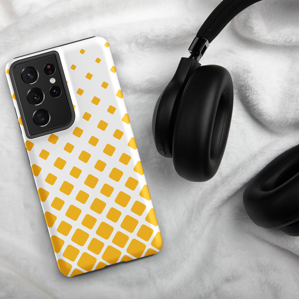 Yellow Diamonds Tough case for Samsung® Matte Samsung Galaxy S21 Ultra Samsung Tough Phone Case Globally Fulfilled
