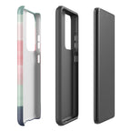 Pastel Stripes Tough case for Samsung® Matte Samsung Galaxy S21 Ultra Samsung Tough Phone Case Globally Fulfilled