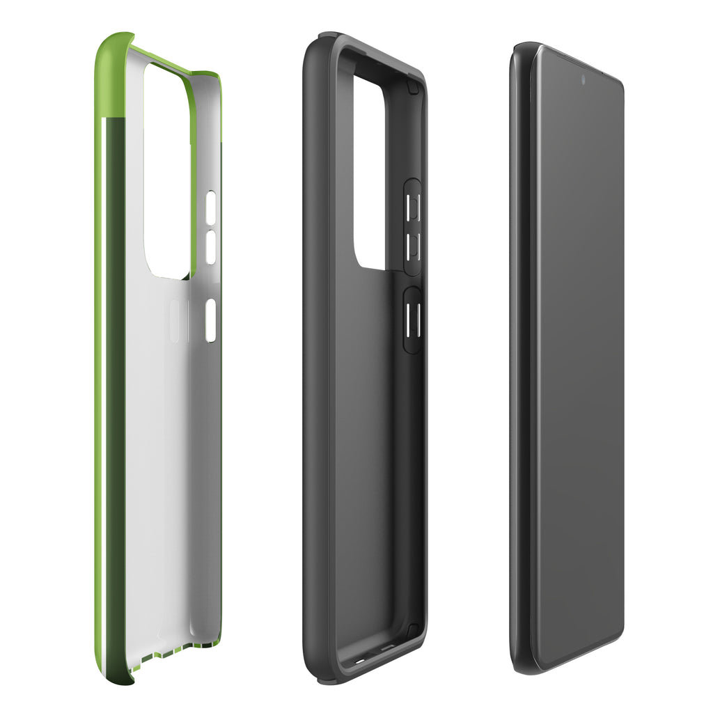 Green Stripe Tough case for Samsung® Samsung Tough Phone Case Globally Fulfilled