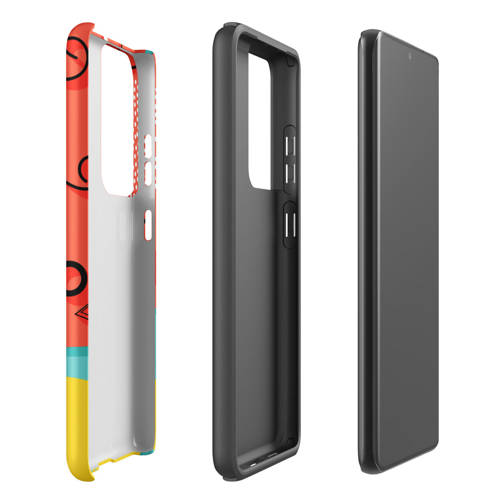 80's Graphic - Tough case for Samsung® Matte Samsung Galaxy S21 Ultra Samsung Tough Phone Case Globally Fulfilled Retro