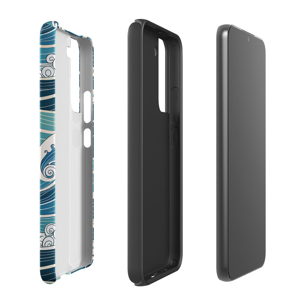 Ocean Waves Tough case for Samsung® Matte Samsung Galaxy S22 Plus Samsung Tough Phone Case Globally Fulfilled Ocean Surf