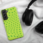 Green Warp - Tough case for Samsung® Matte Samsung Galaxy S22 Plus Samsung Tough Phone Case Globally Fulfilled