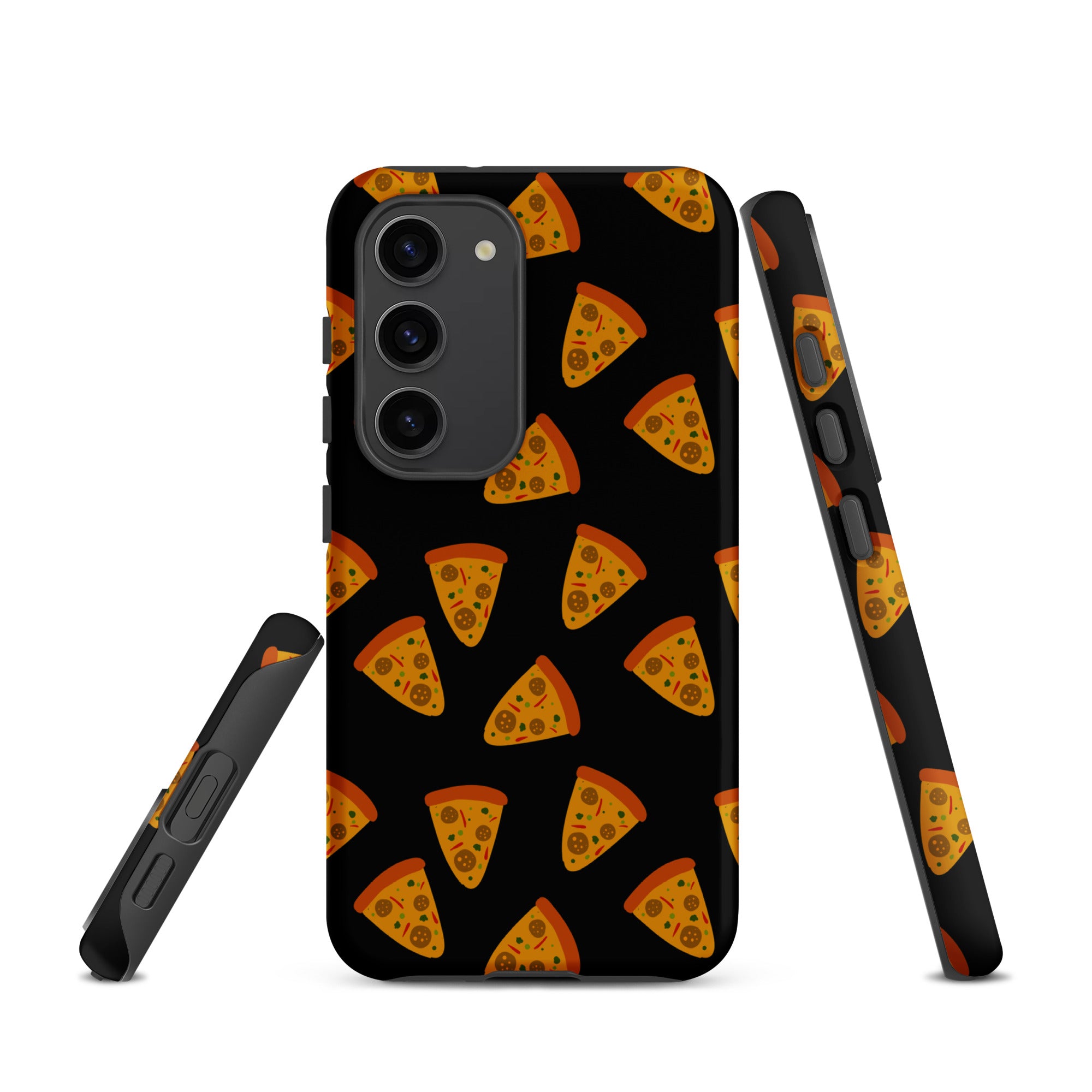 Pizzas - Tough case for Samsung® Matte Samsung Galaxy S23 Samsung Tough Phone Case Food Globally Fulfilled
