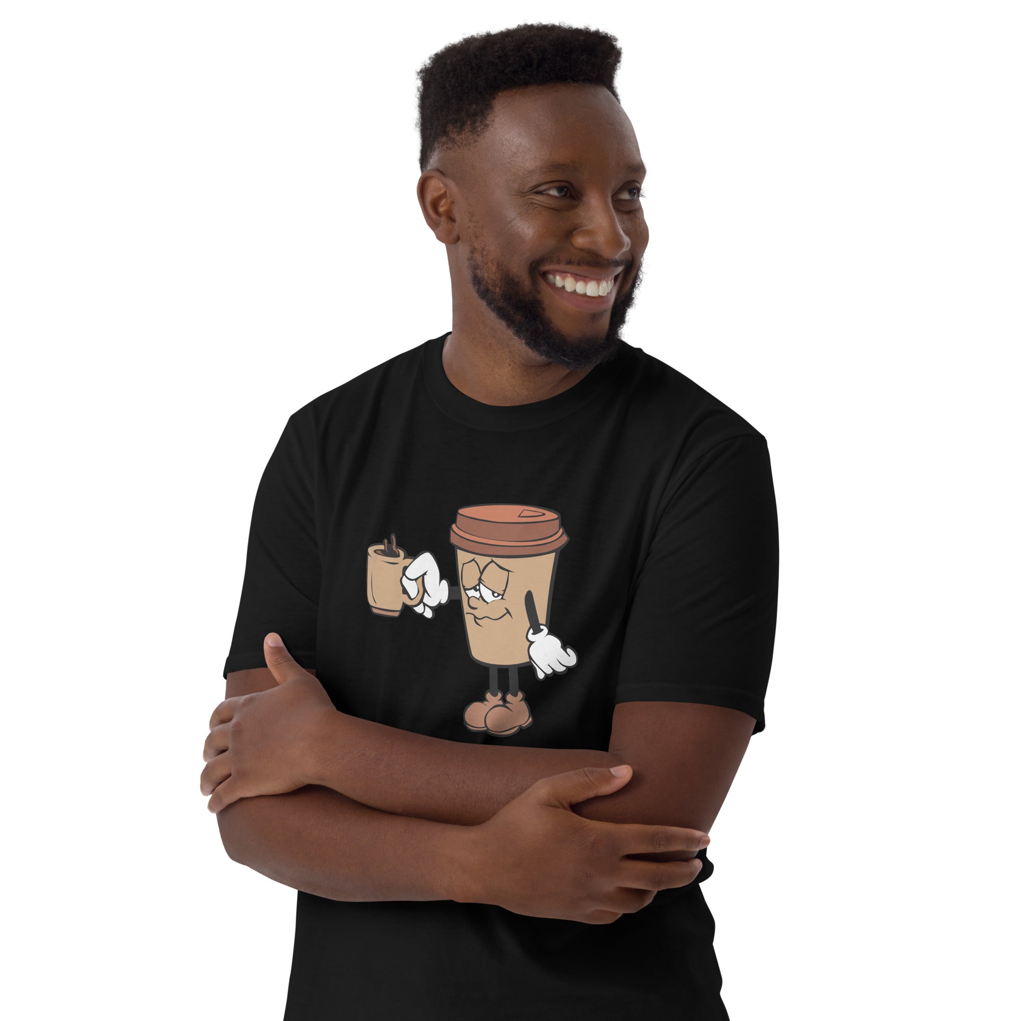 Even My Coffee Needs Coffee - Short-Sleeve Unisex T-Shirt Unisex T-shirt Coffee Globally Fulfilled Printed Worldwide