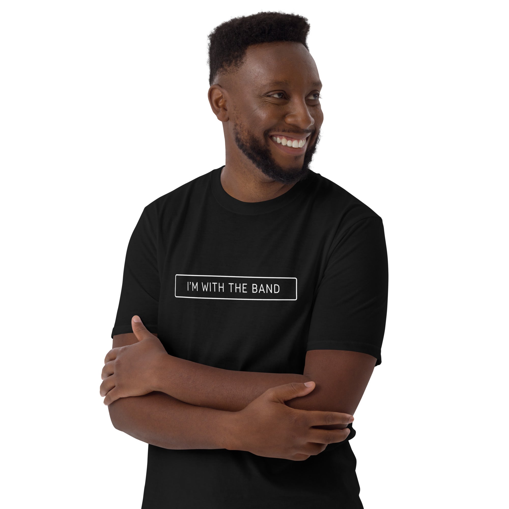 I'm With The Band - Short-Sleeve Unisex T-Shirt Unisex T-shirt Globally Fulfilled Music Printed Worldwide