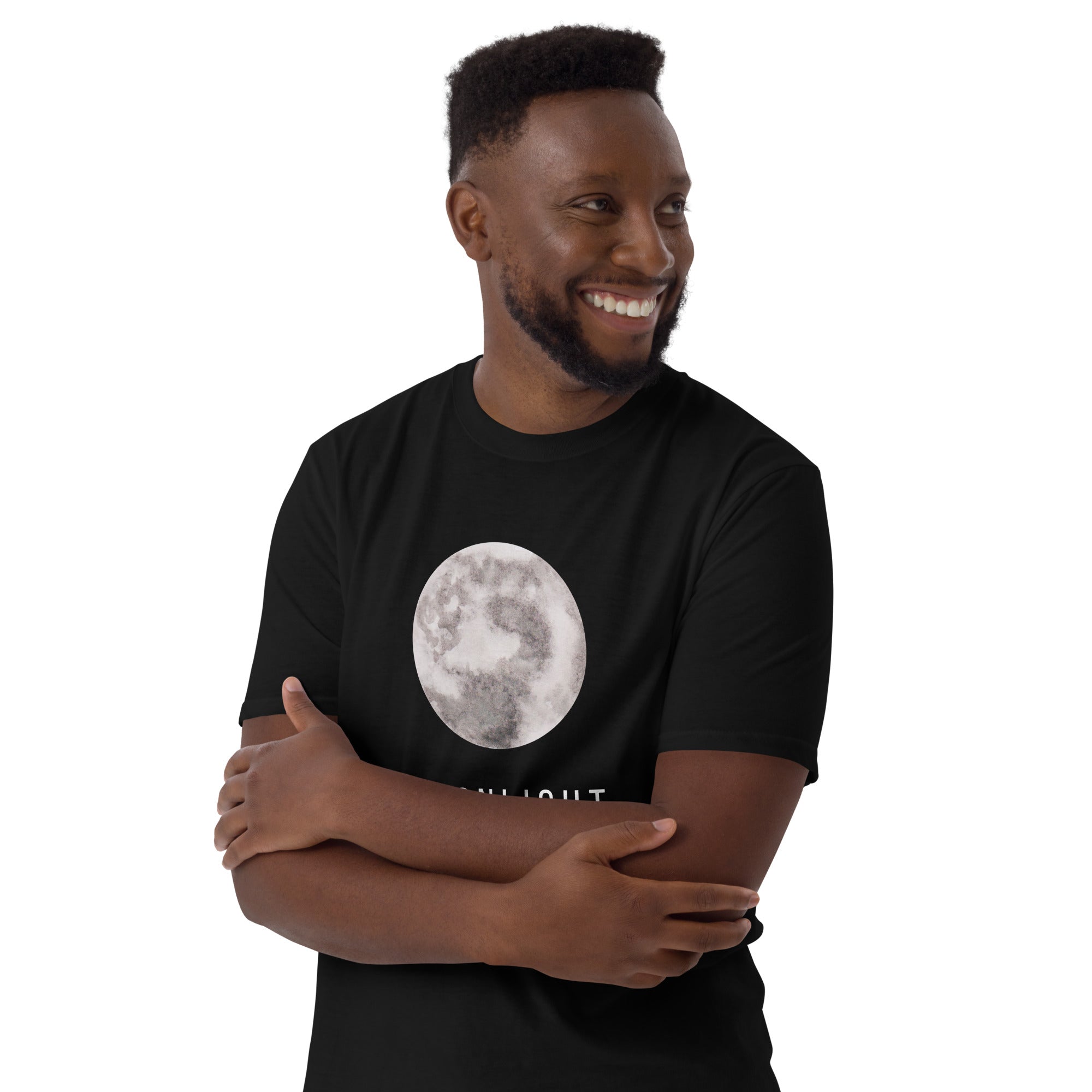 Moonlight - Short-Sleeve Unisex T-Shirt Unisex T-shirt Globally Fulfilled Printed Worldwide Space