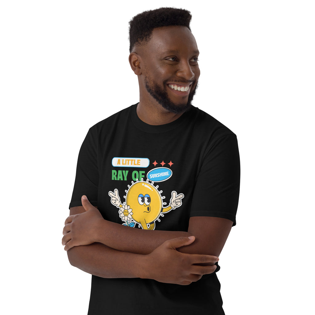A Little Ray Of Sunshine - Short-Sleeve Unisex T-Shirt Unisex T-shirt Globally Fulfilled Positivity Printed Worldwide Summer