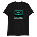 On A Break Short-Sleeve Unisex T-Shirt Black Tech