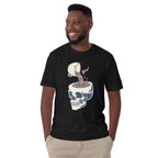 Coffee Skull - Short-Sleeve Unisex T-Shirt Unisex T-shirt Coffee Globally Fulfilled Printed Worldwide
