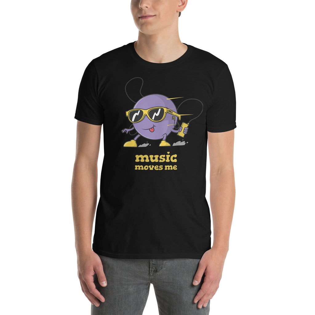 Music Moves Me - Short-Sleeve Unisex T-Shirt Unisex T-shirt Globally Fulfilled Music Printed Worldwide