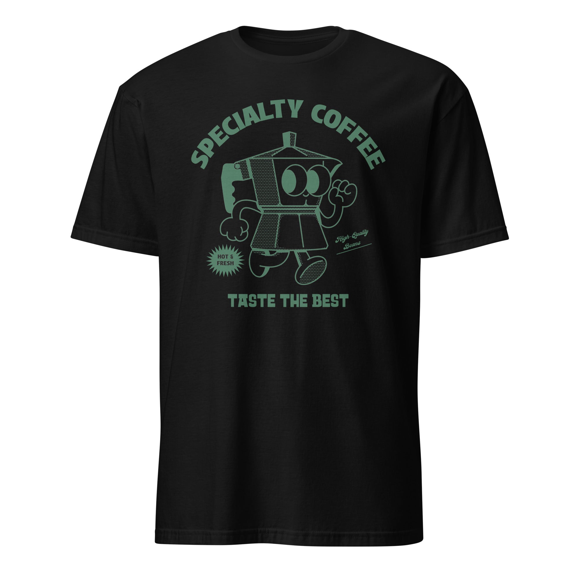 Specialty Coffee - Short-Sleeve Unisex T-Shirt Black Unisex T-shirt Coffee Globally Fulfilled Printed Worldwide