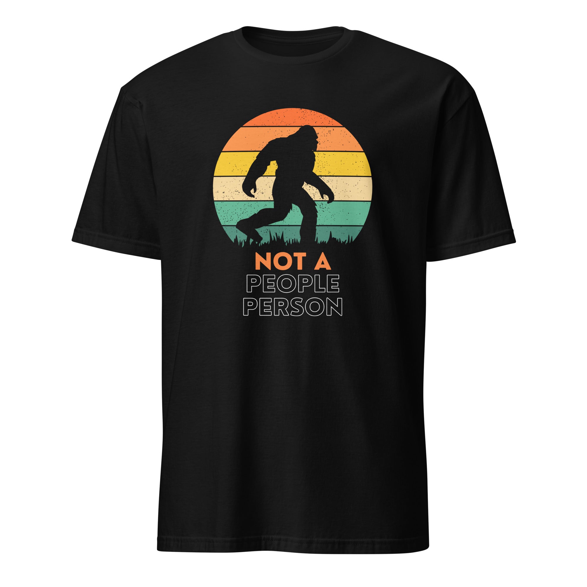 Not A People Person - Short-Sleeve Unisex T-Shirt Black Unisex T-shirt Animal Funny Globally Fulfilled Printed Worldwide