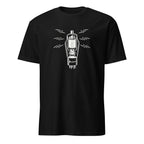 Amplifier Tube Valve - Short-Sleeve Unisex T-Shirt Black Unisex T-shirt Globally Fulfilled Music Printed Worldwide Retro