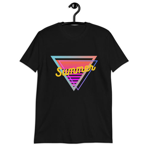 80's Summer - Short-Sleeve Unisex T-Shirt Unisex T-shirt Globally Fulfilled Printed Worldwide Retro Summer