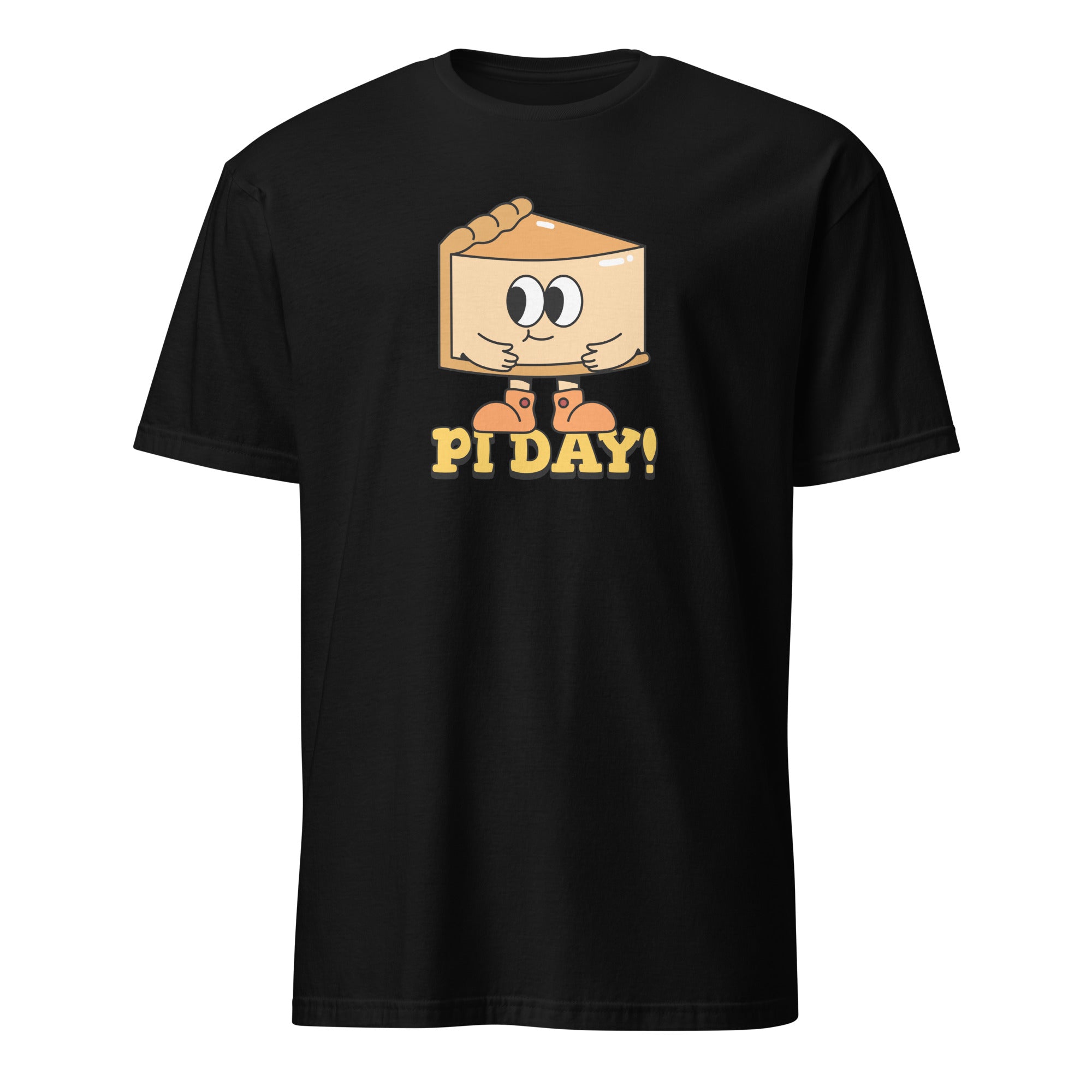 Pi Day - Short-Sleeve Unisex T-Shirt Black Unisex T-shirt Food Globally Fulfilled Maths Printed Worldwide