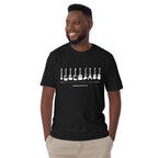 Guitar Timeline - Short-Sleeve Unisex T-Shirt Unisex T-shirt Globally Fulfilled Music Printed Worldwide