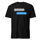 Coffee Text Message - Short-Sleeve Unisex T-Shirt Black Unisex T-shirt Coffee Globally Fulfilled Printed Worldwide Tech