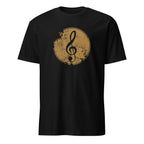 Treble Clef - Short-Sleeve Unisex T-Shirt Black Unisex T-shirt Globally Fulfilled Music Printed Worldwide